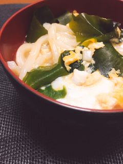 簡単!卵とじうどん-レシピのメイン写真