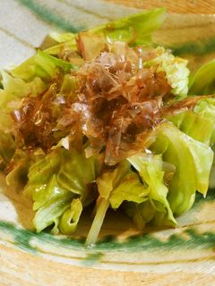蒸しキャベツのおかかポン酢がけ-レシピのメイン写真