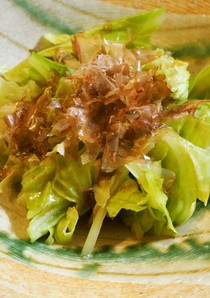 蒸しキャベツのおかかポン酢がけ-レシピのメイン写真
