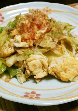 キャベツ消費に❢キャベ玉和風バター-レシピのメイン写真