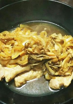 舞茸で簡単やわらかポークソテー☆-レシピのメイン写真