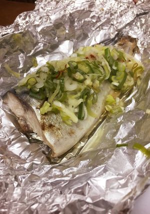サバがしっとり〜ネギ塩蒸し焼き〜-レシピのメイン写真
