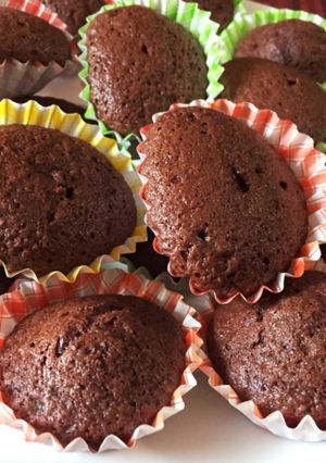 チョコブラウニー風カップケーキ-レシピのメイン写真