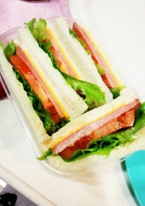 ✨焼豚チーズ野菜サンド✨-レシピのメイン写真