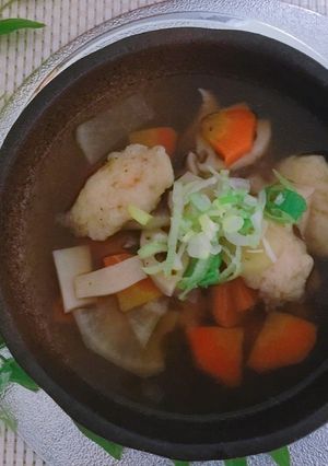 長芋ですいとんスープ-レシピのメイン写真