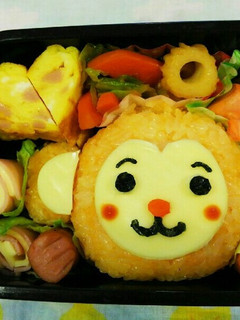 キュート❤おさるさんお弁当♪-レシピのメイン写真