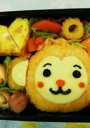 キュート❤おさるさんお弁当♪-レシピのメイン写真