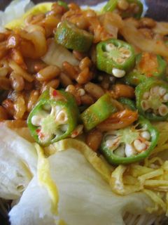 スタミナUP!ネバキムチ素麺-レシピのメイン写真