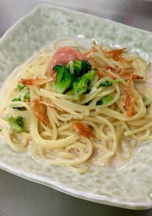 たらこ豆乳クリームパスタ♫-レシピのメイン写真