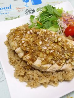 【簡単】炊飯器でシンガポールチキンライス-レシピのメイン写真