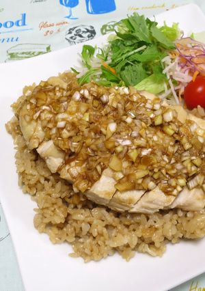 【簡単】炊飯器でシンガポールチキンライス-レシピのメイン写真