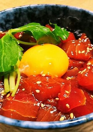【簡単・旨い】まぐろユッケ丼-レシピのメイン写真