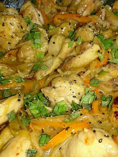 鶏肉と玉ねぎのマヨポン炒め-レシピのメイン写真