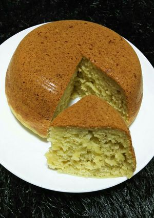もちもち炊飯器ケーキ♡豆腐ばななver.-レシピのメイン写真