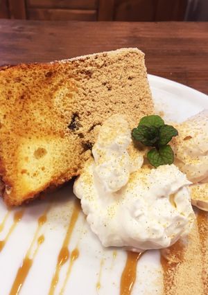 うすくち醤油カラメルのシフォンケーキ-レシピのメイン写真