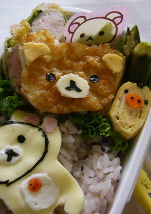 リラックマのキャラ弁-レシピのメイン写真