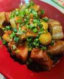 15分！豚の角煮風餡掛け[時短メニュー]