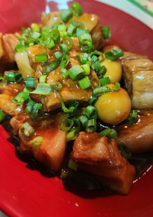 15分！豚の角煮風餡掛け[時短メニュー]-レシピのメイン写真