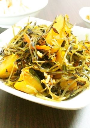 刻み昆布・五目ミックス・南瓜の煮物-レシピのメイン写真