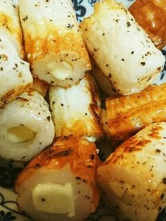 チーズインちくわの黒胡椒焼き-レシピのメイン写真