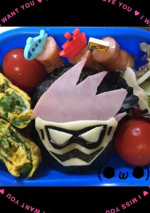 仮面ライダーエグゼイドキャラ弁♪-レシピのメイン写真