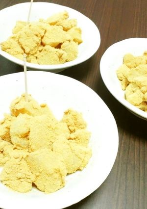 りんごジュースで　きなこわらびもち-レシピのメイン写真