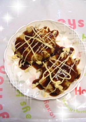 材料少なｯ!超超簡単ミﾆお好み焼きラｲス-レシピのメイン写真