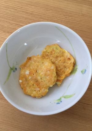 ❤︎離乳食後期❤︎ふわふわお好み焼き-レシピのメイン写真