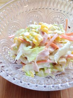 簡単☆白菜deコールスローサラダ-レシピのメイン写真