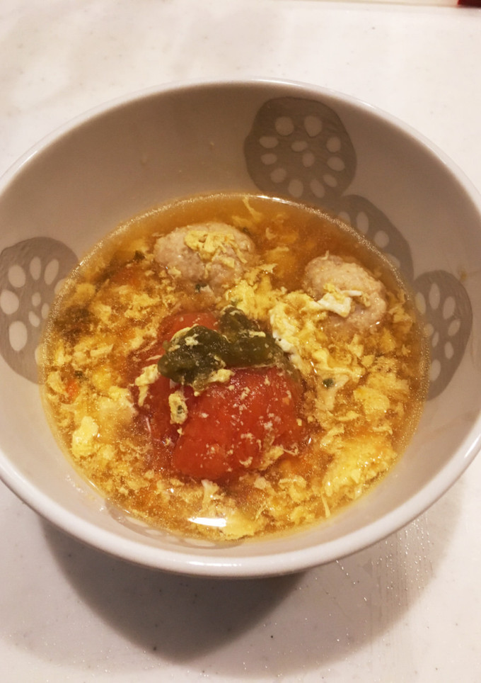 和風丸ごとトマトスープ-レシピのメイン写真