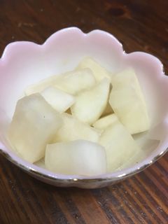 ビニール袋で簡単♡常備菜!大根の甘酢漬け-レシピのメイン写真