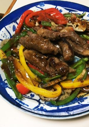 牛肉ロールのカラフルソテー-レシピのメイン写真