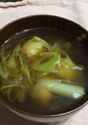市販の冷凍つみれリードでふっくらスープ-レシピのメイン写真