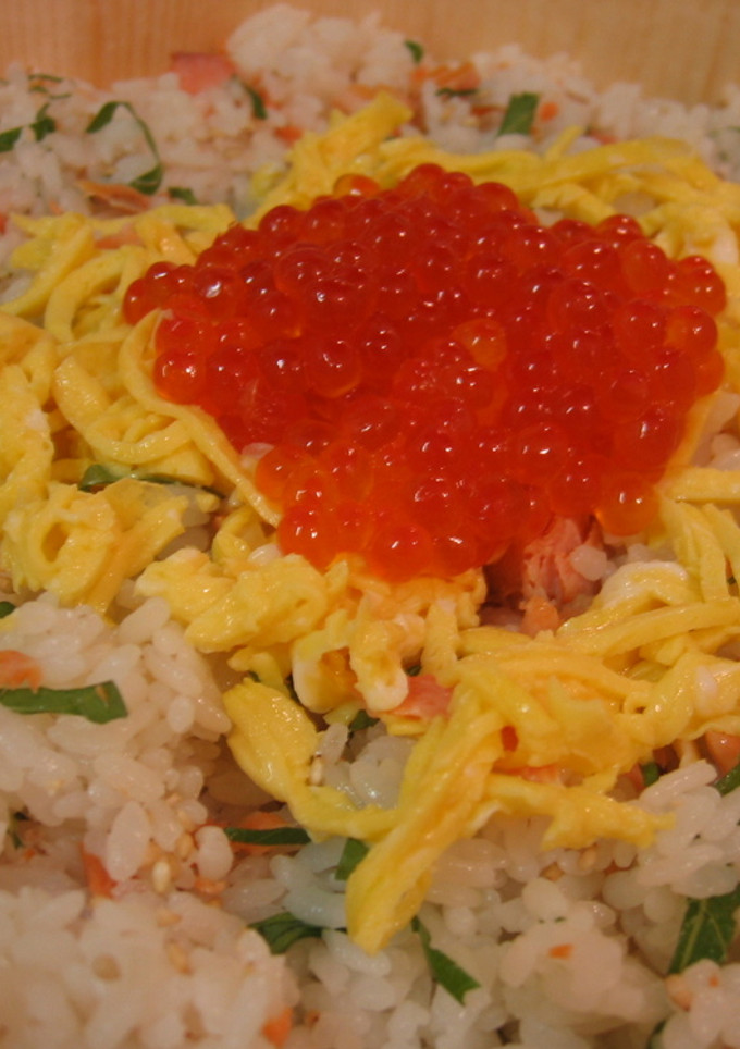 焼き鮭のちらしずし-レシピのメイン写真