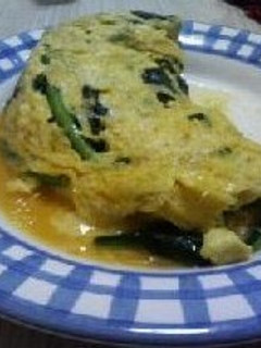 ほうれん草のチーズオムレツ-レシピのメイン写真