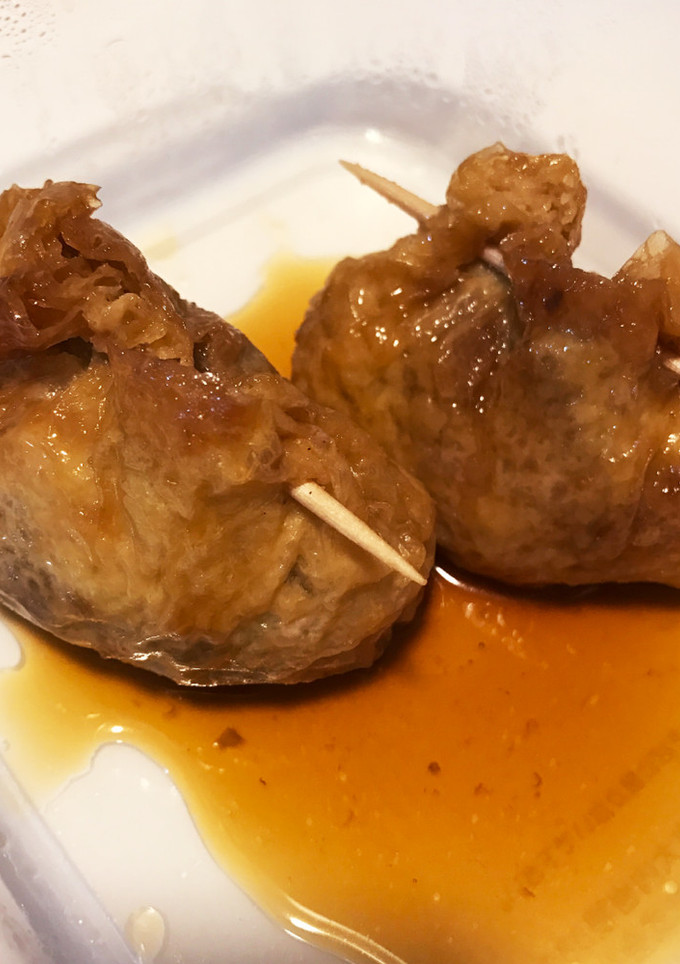 もやしとひき肉のきんちゃく袋-レシピのメイン写真