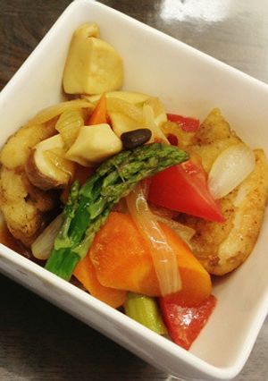 鶏肉と野菜の南蛮漬けオリーブオイル炒め-レシピのメイン写真