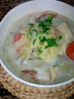 サリ麺で お鍋の余りをリメイク♡-レシピのメイン写真