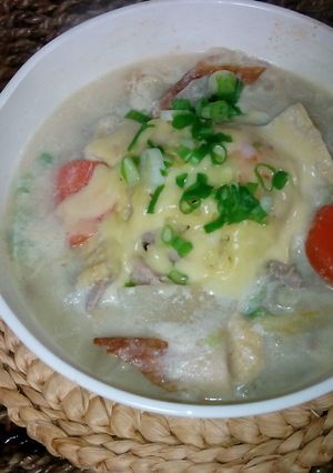 サリ麺で　お鍋の余りをリメイク♡-レシピのメイン写真