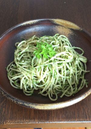 貧乏学生の☆青海苔とチーズのスパゲティ-レシピのメイン写真