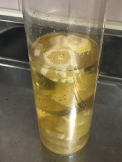 焼酎の割りネタにレモン酢-レシピのメイン写真