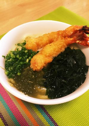 我が家のかけうどん-レシピのメイン写真