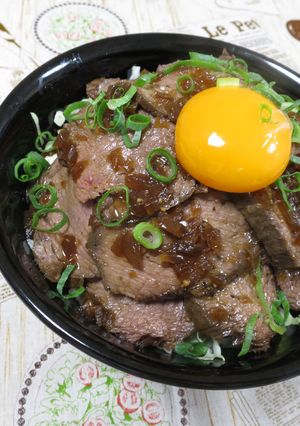 【オーブン不要】夢のローストビーフ丼♪-レシピのメイン写真