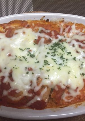 オーブンで簡単 エビトマトグラタン-レシピのメイン写真