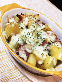 ジャガバタ*ベーコン*チーズ焼き-レシピのメイン写真