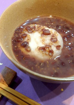キヌアをプラス★餅入りぜんざい-レシピのメイン写真