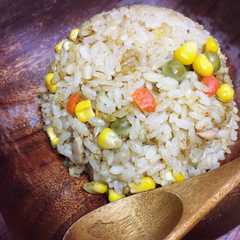 カレーピラフ風ツナとコーンの炊き込みご飯-レシピのメイン写真