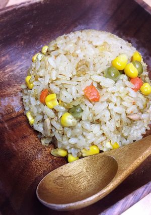 カレーピラフ風ツナとコーンの炊き込みご飯-レシピのメイン写真