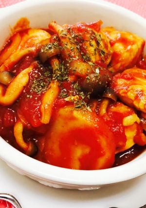 トマトチキン煮込み♪♪-レシピのメイン写真