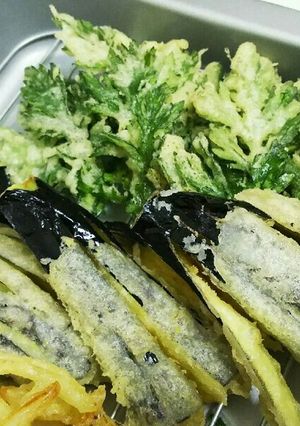 サクサク料亭みたい♪天ぷらの衣＊使いきり-レシピのメイン写真